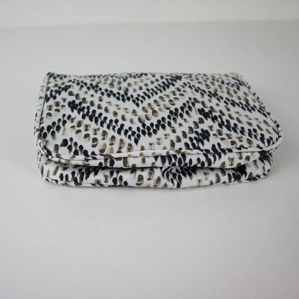 Thirty-One Raindrop Chevron Cosmetic Bag NWT - Picture 6 of 11